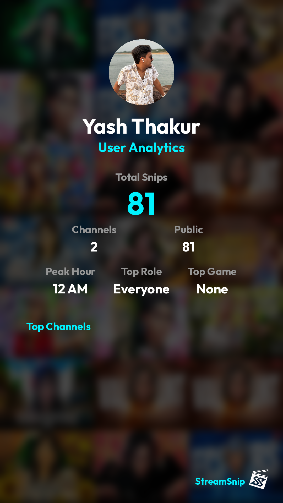 Stats Share Card
