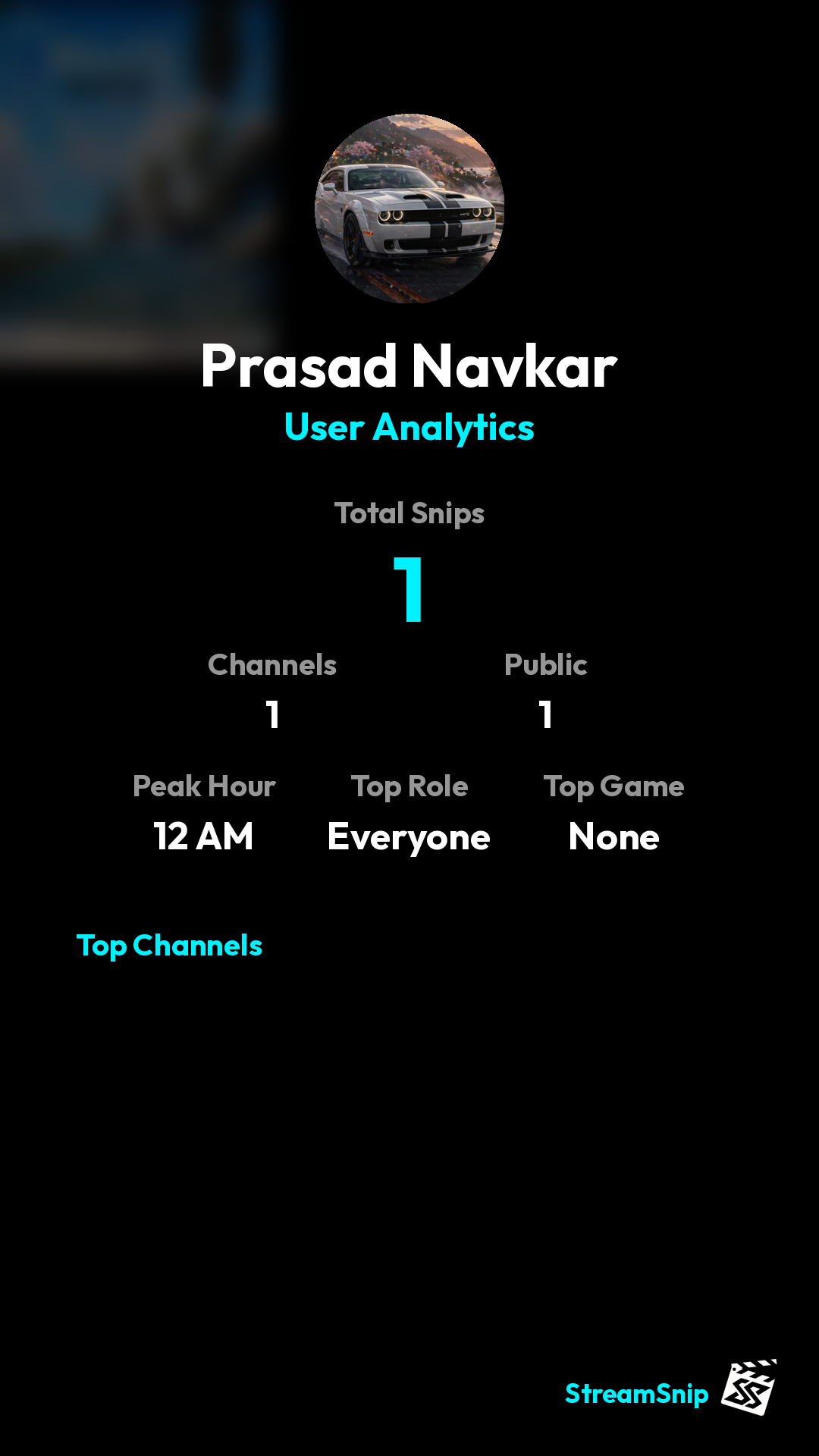 Stats Share Card