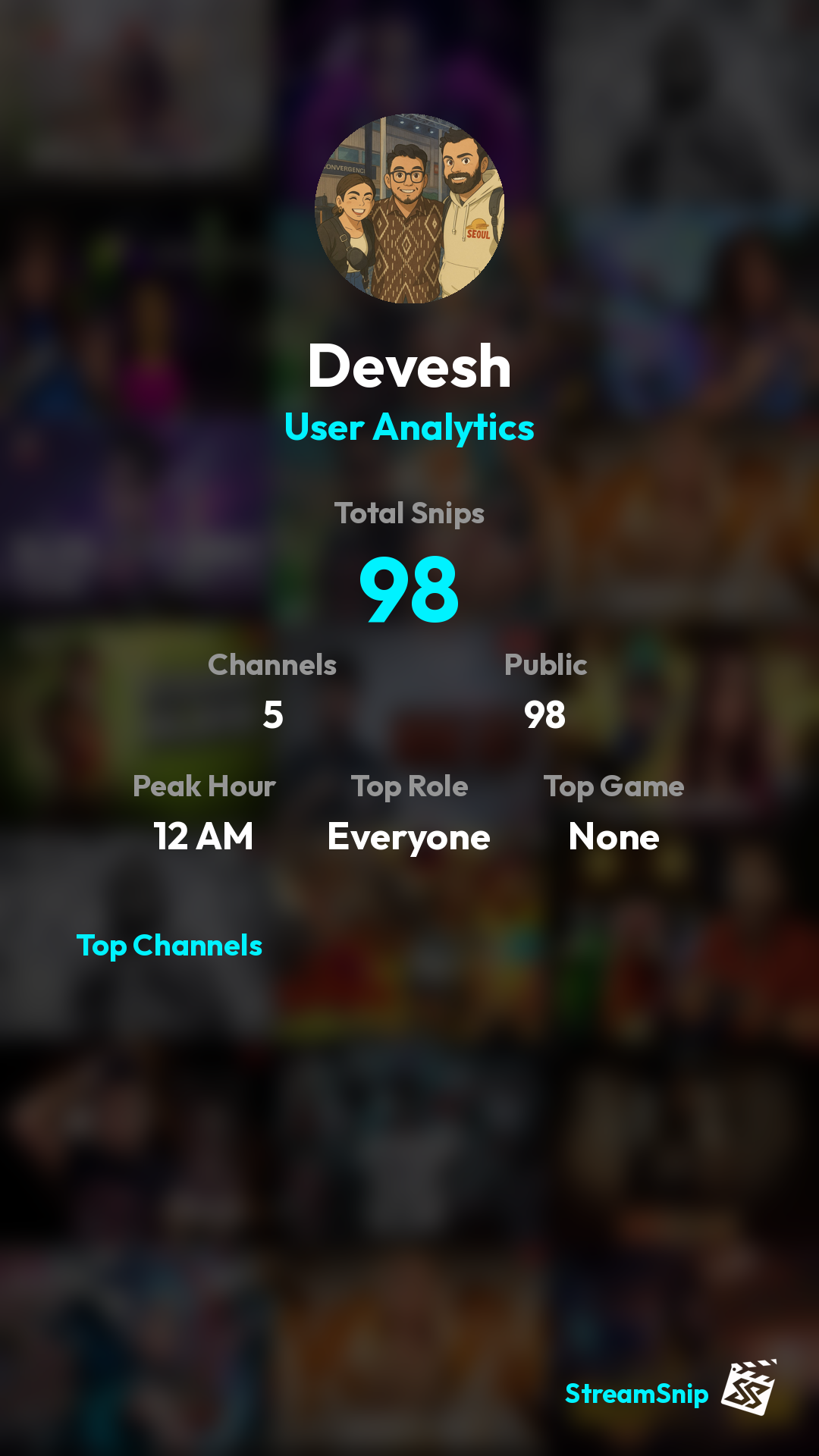 Stats Share Card