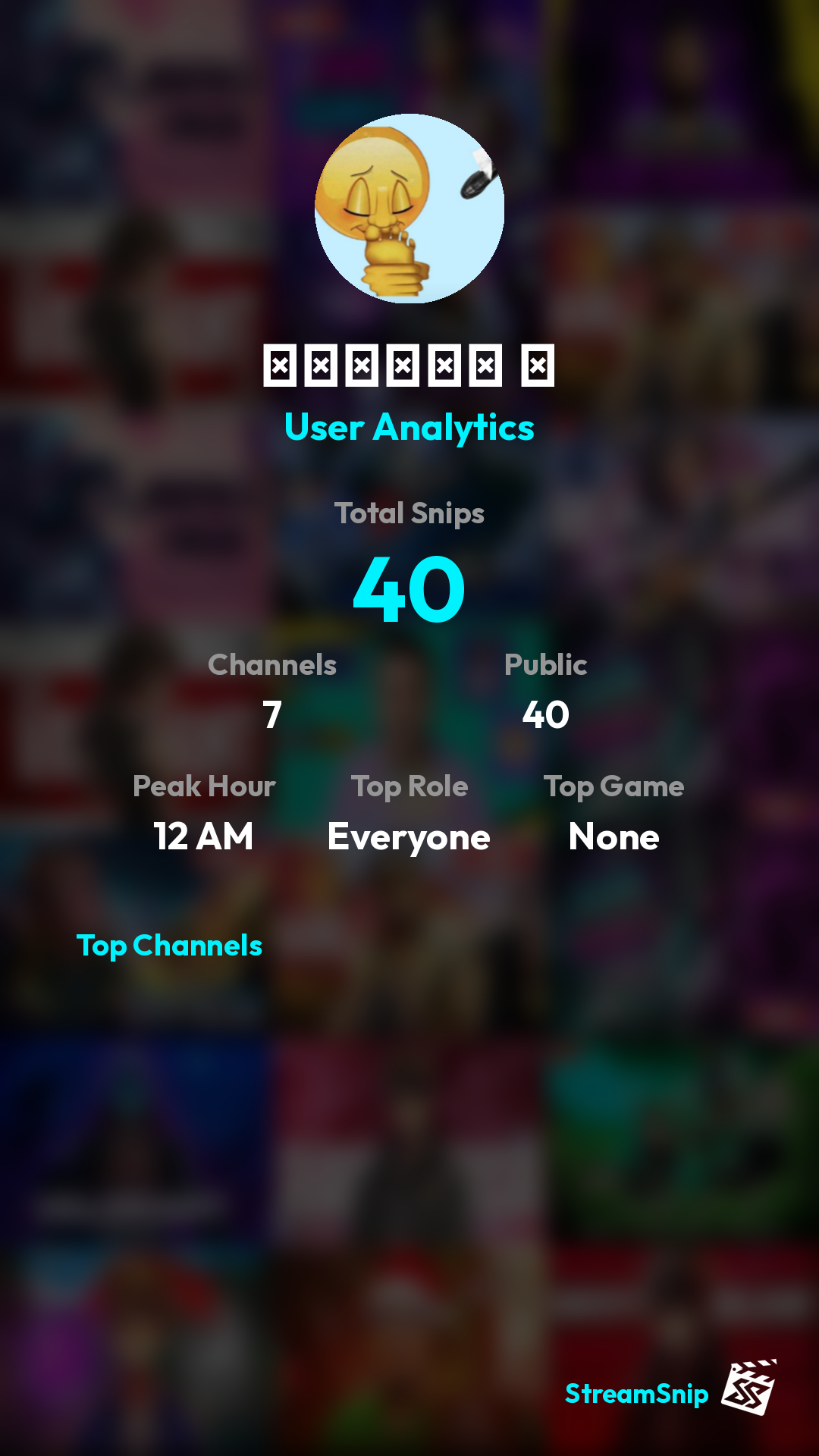 Stats Share Card
