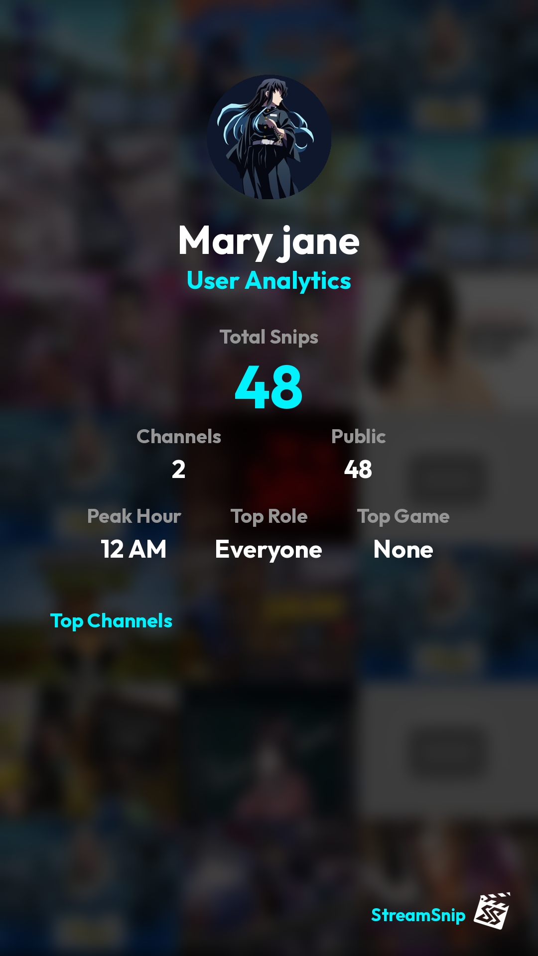Stats Share Card