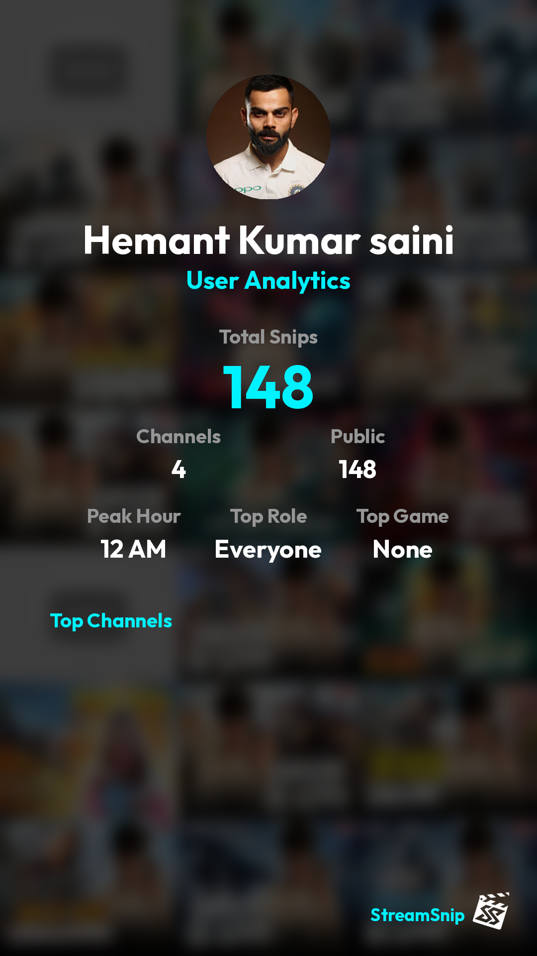 Stats Share Card