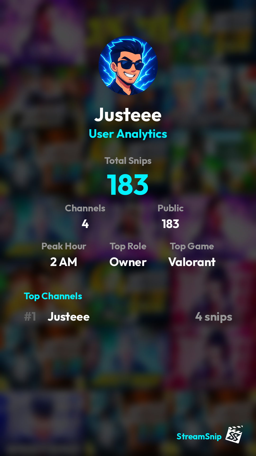 Stats Share Card