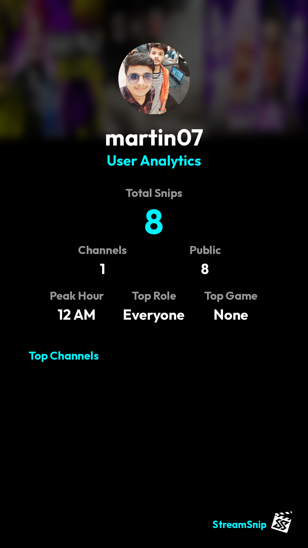 Stats Share Card