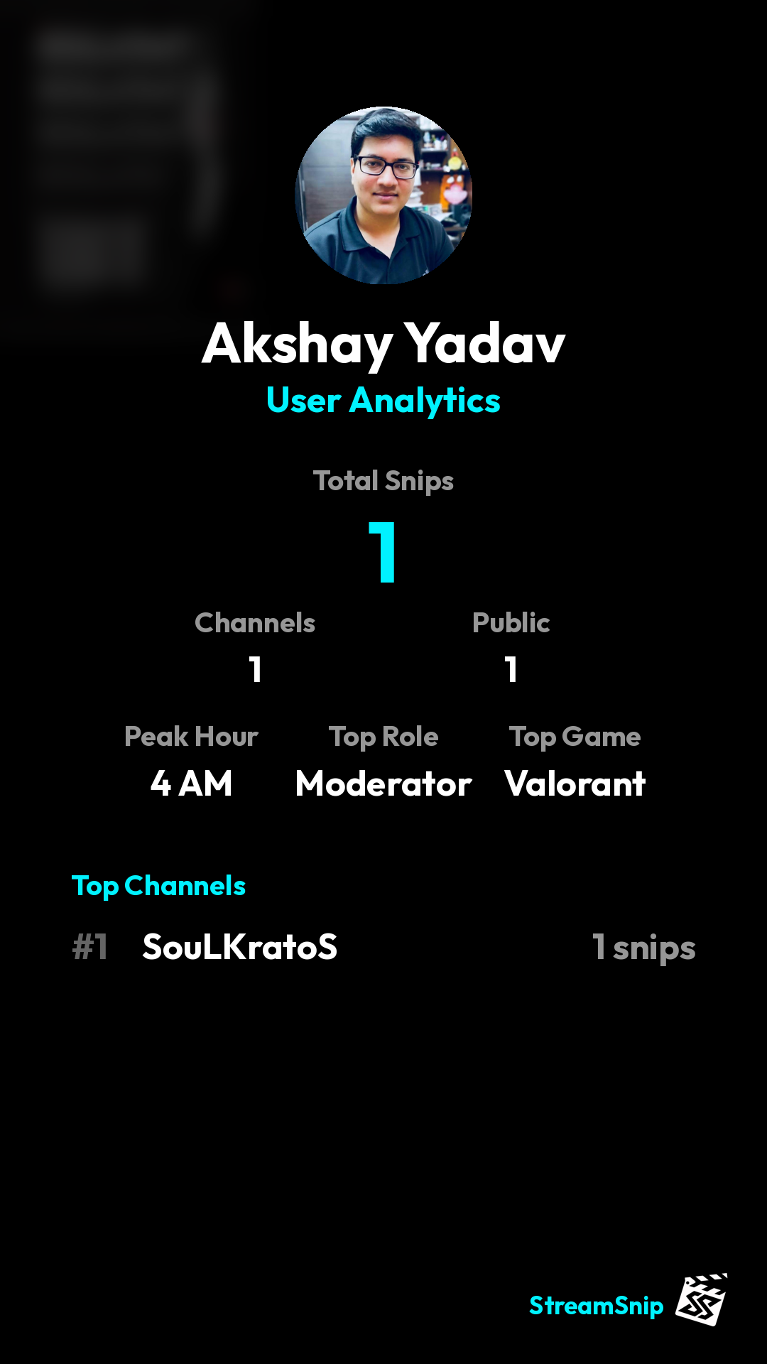 Stats Share Card