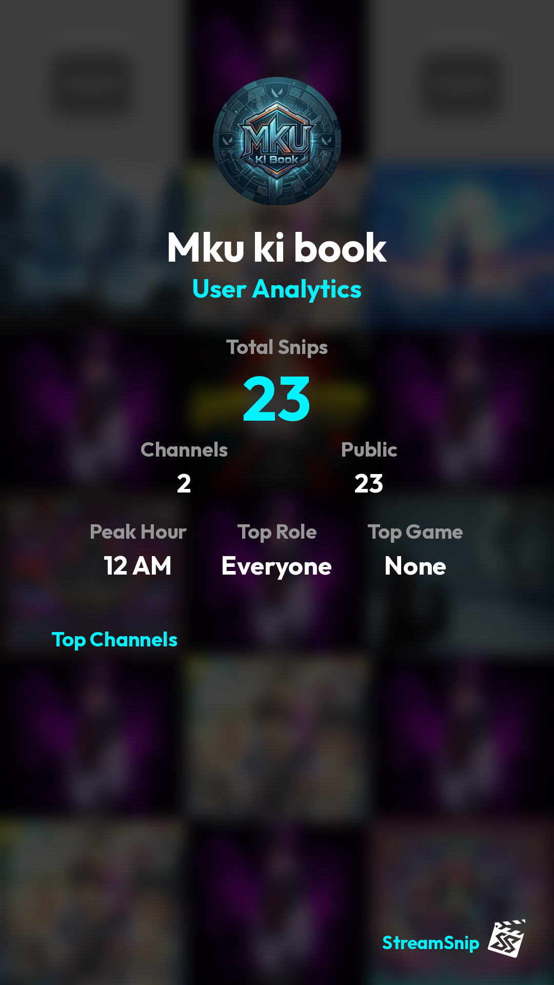 Stats Share Card