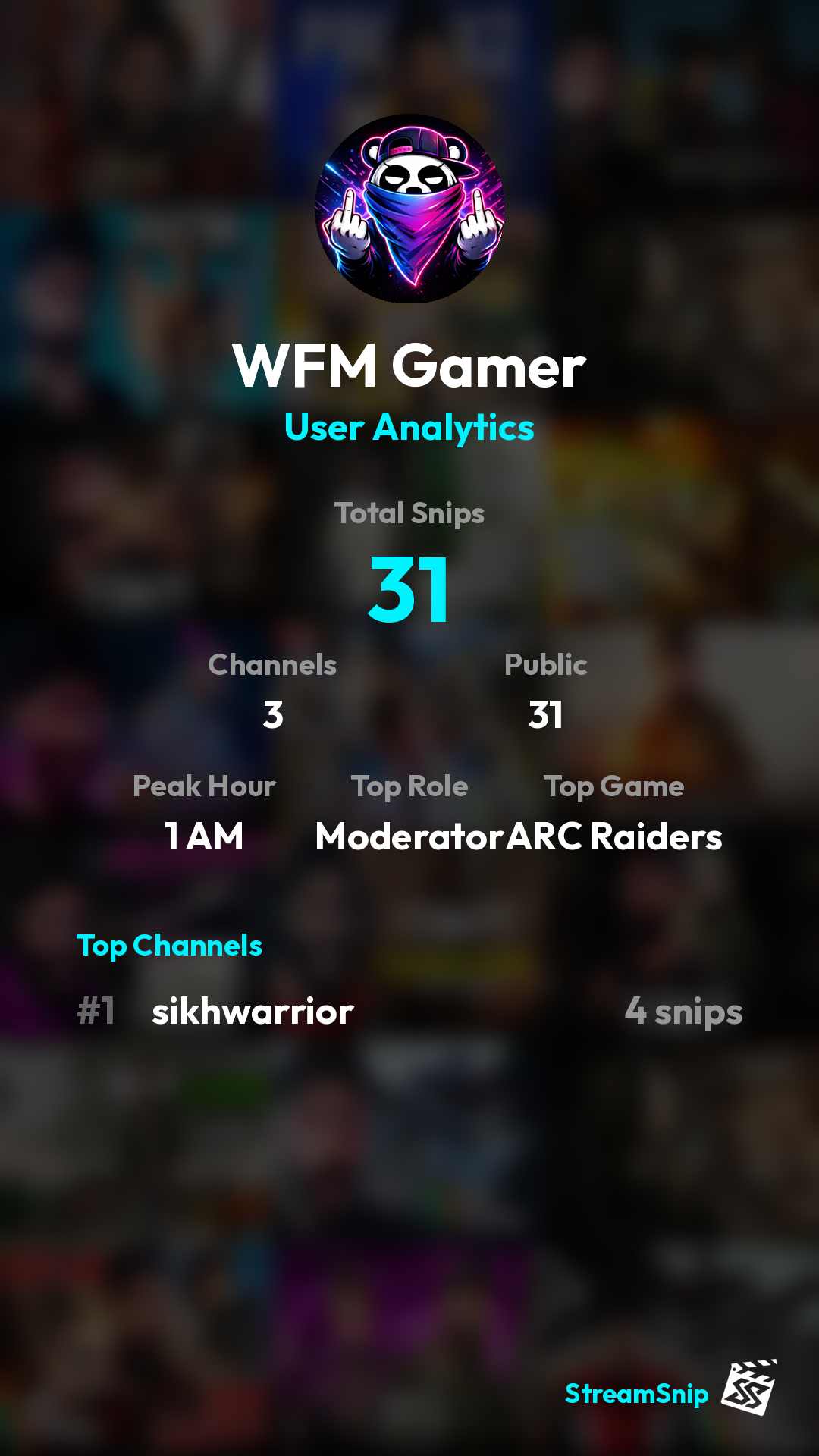 Stats Share Card
