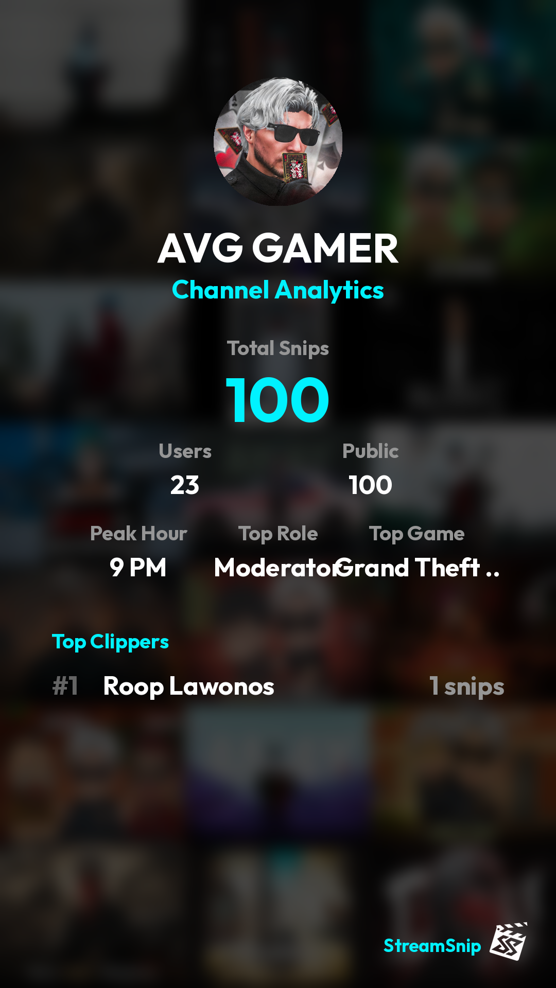 Stats Share Card