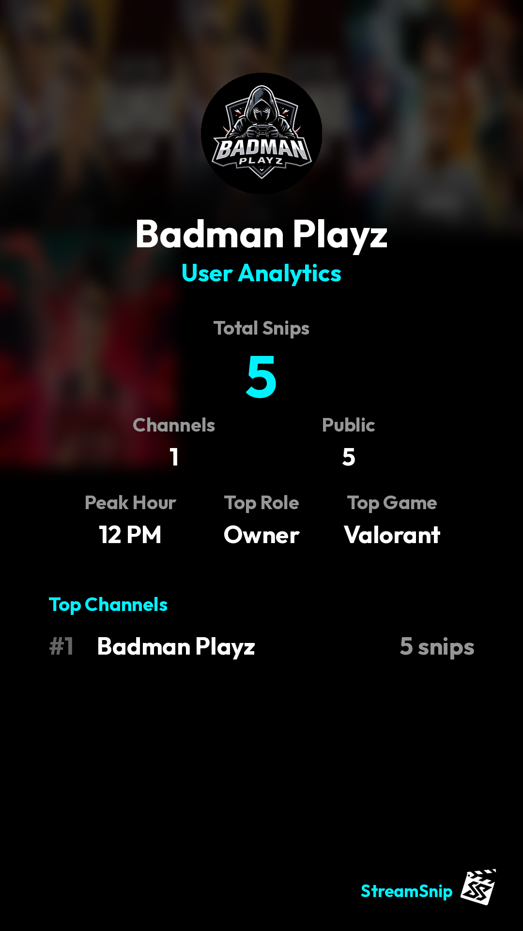 Stats Share Card