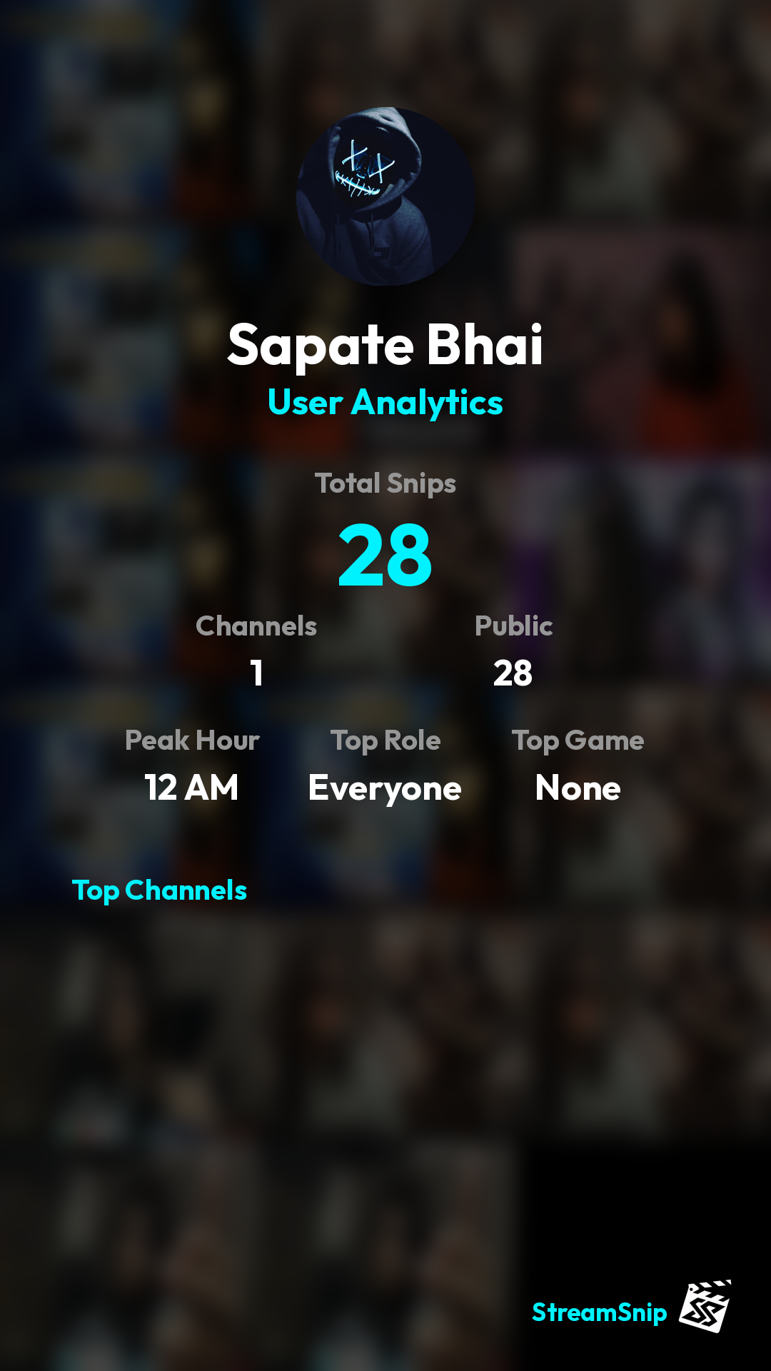 Stats Share Card