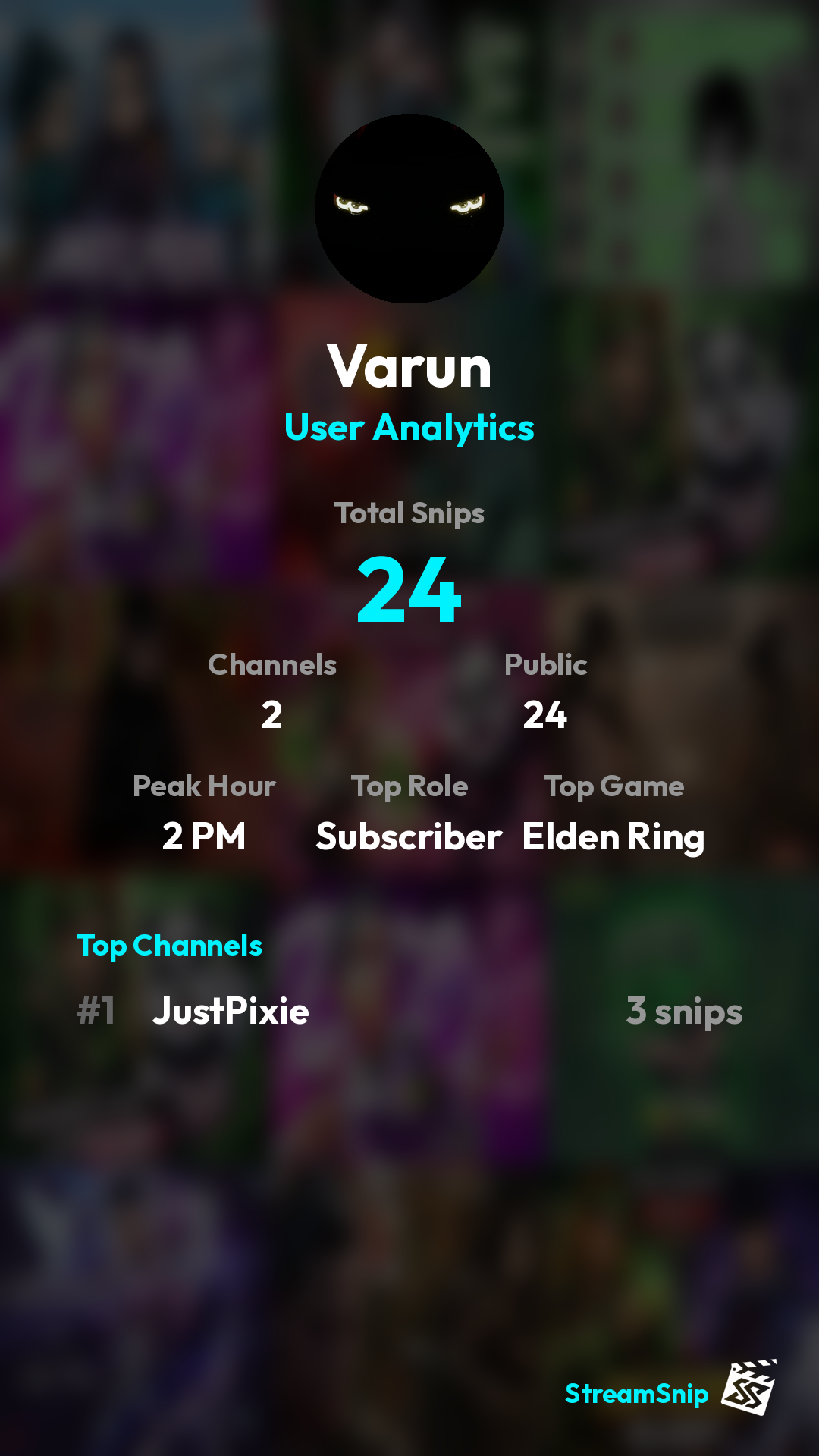 Stats Share Card