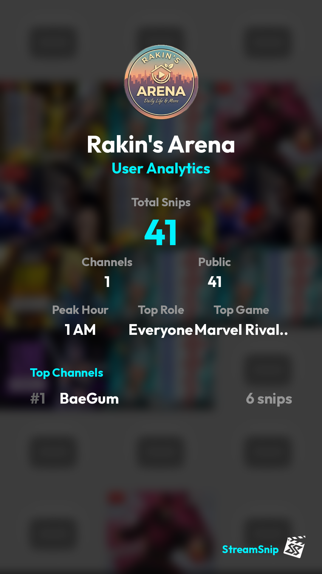 Stats Share Card