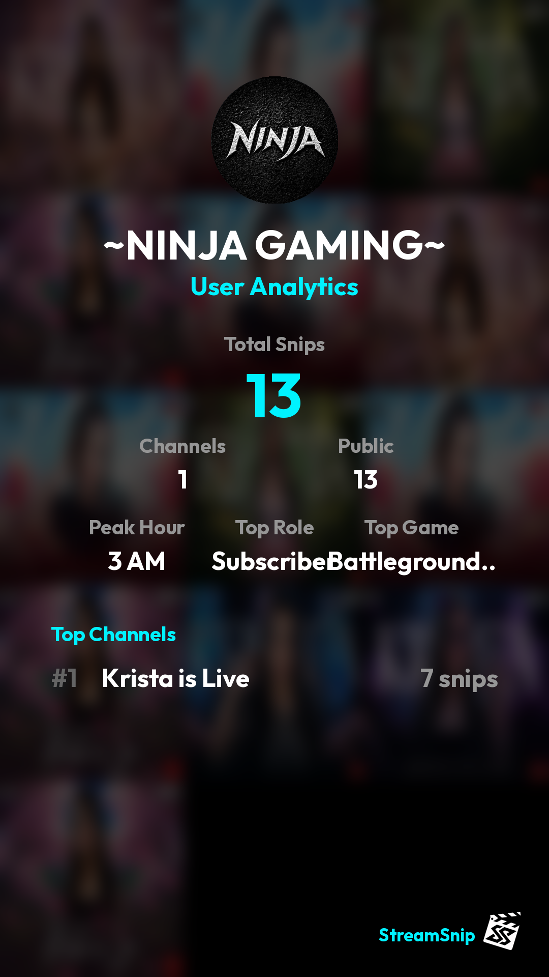 Stats Share Card