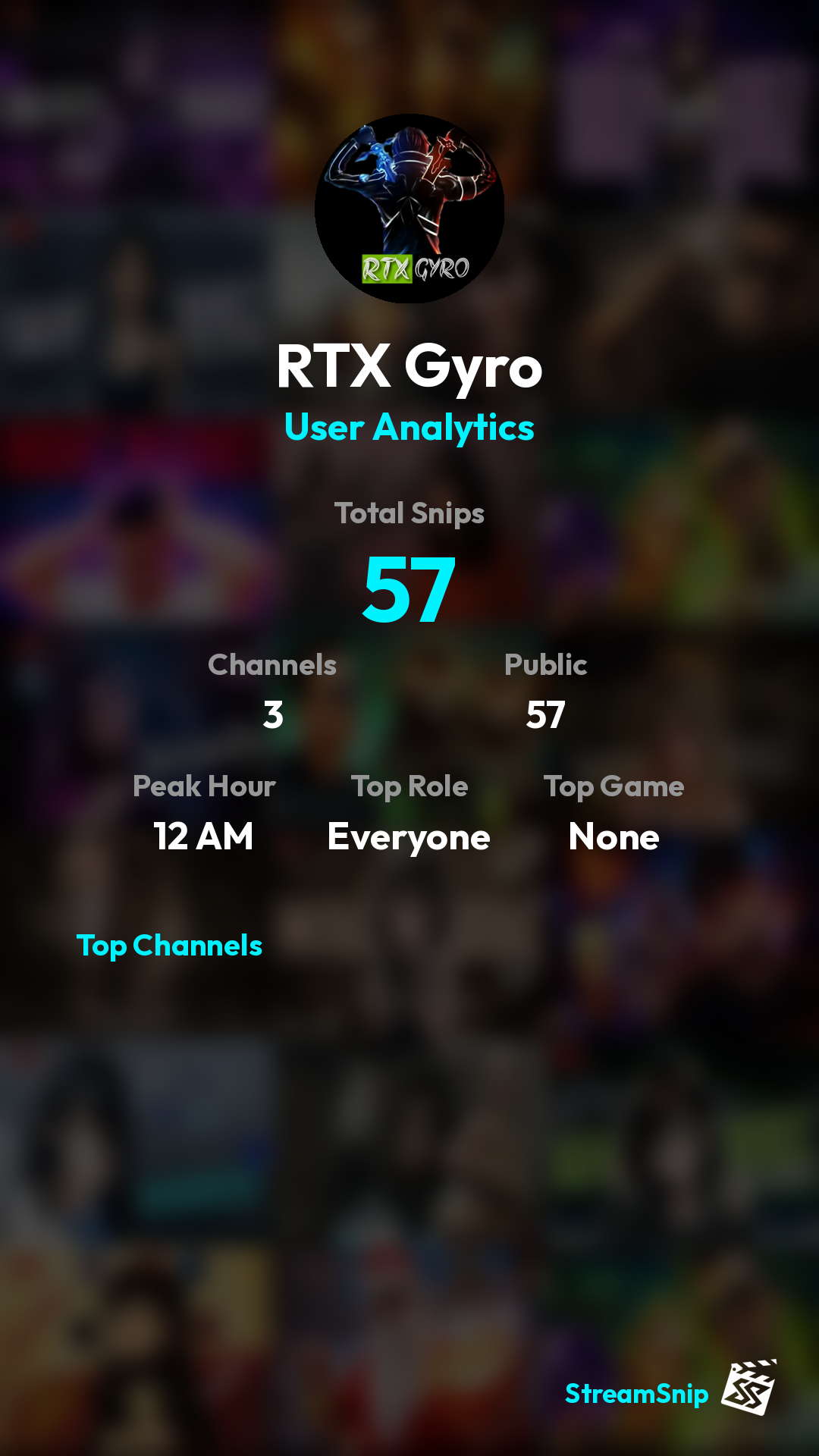 Stats Share Card