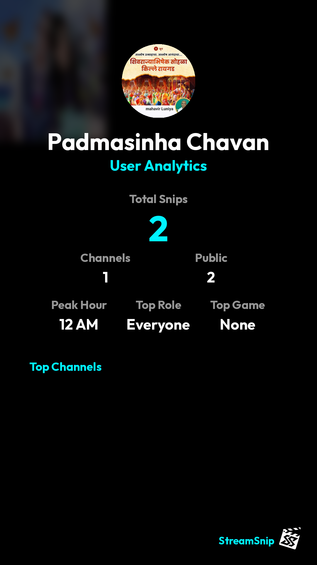 Stats Share Card