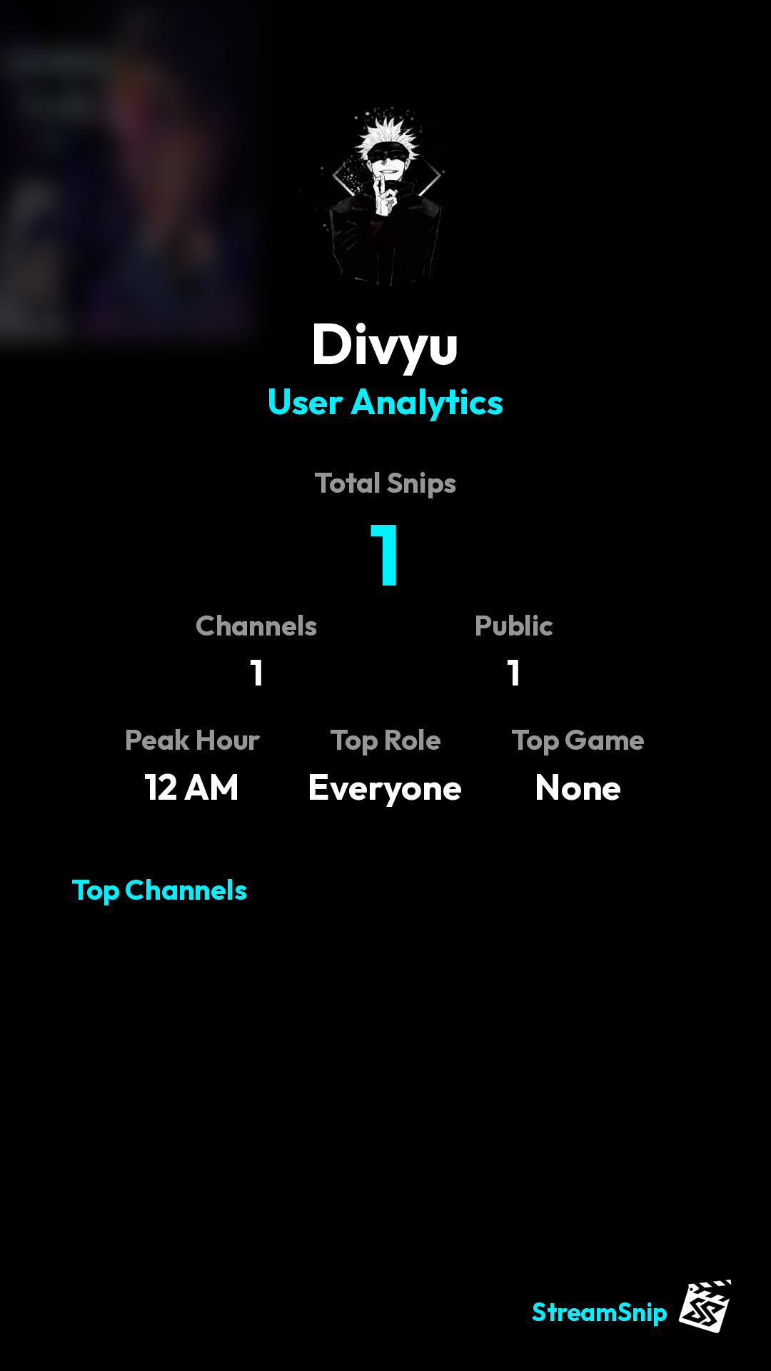 Stats Share Card