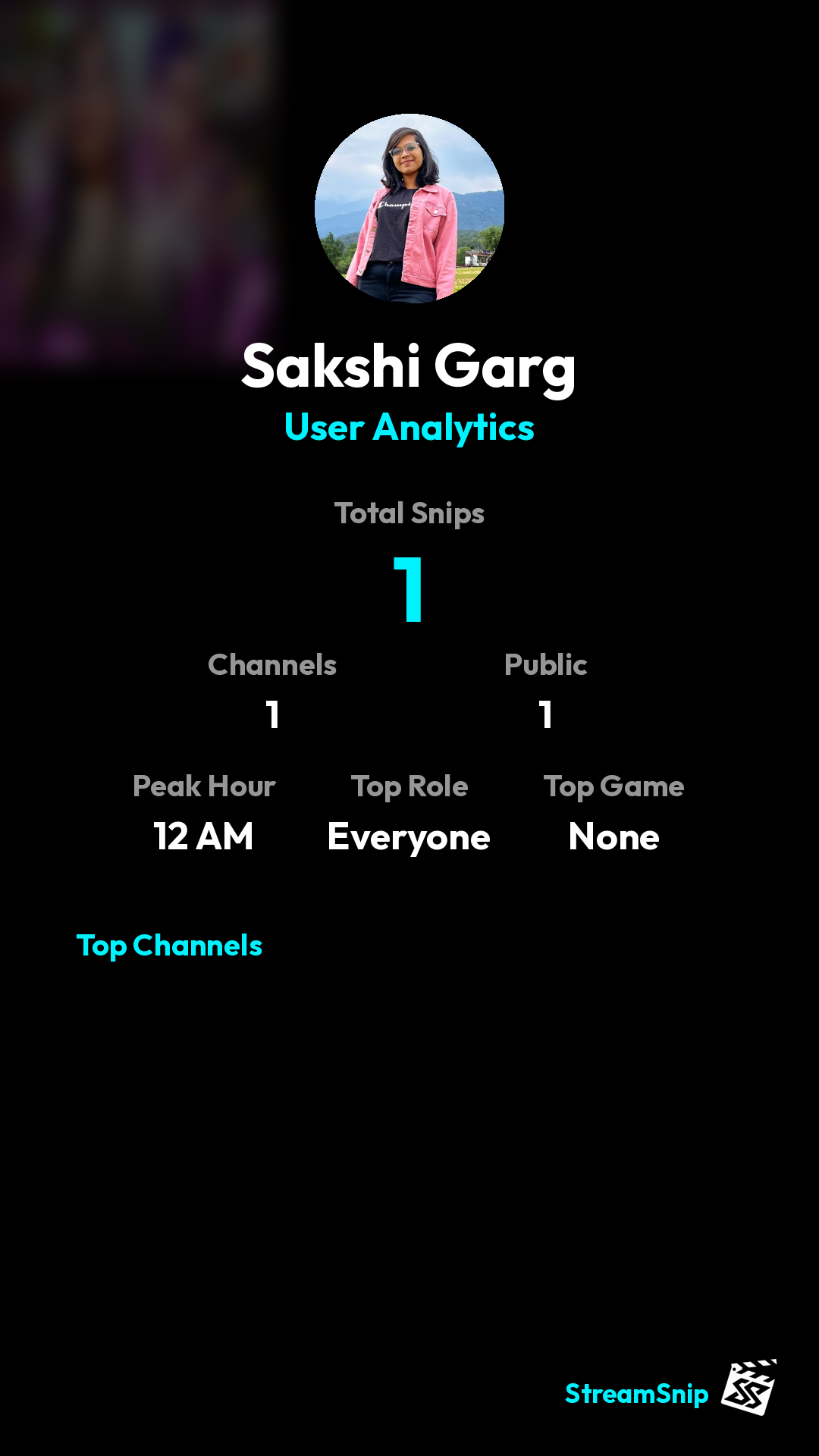 Stats Share Card