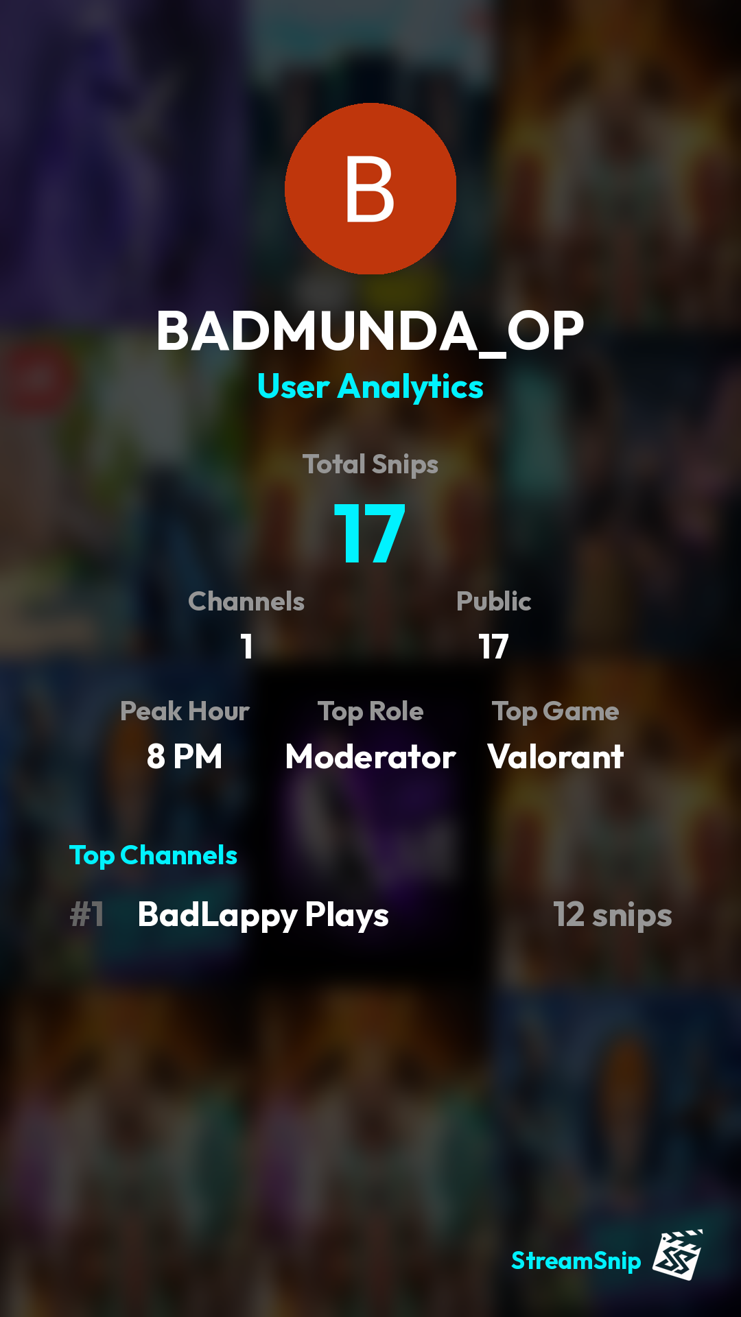 Stats Share Card