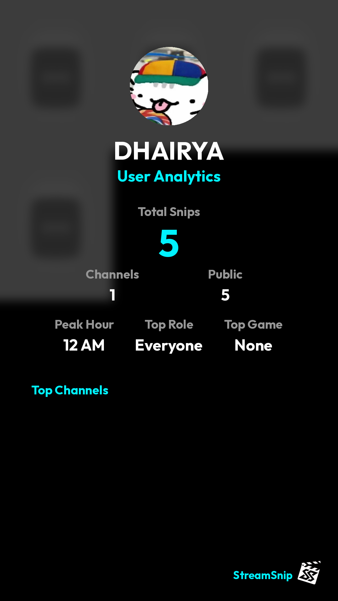 Stats Share Card