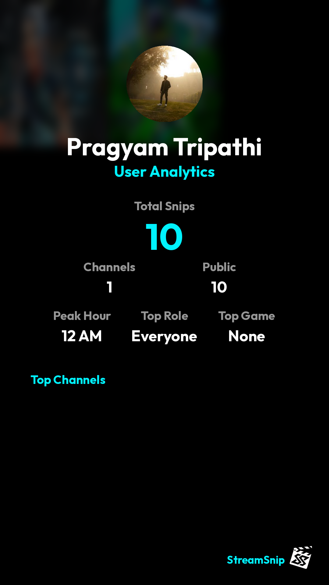 Stats Share Card
