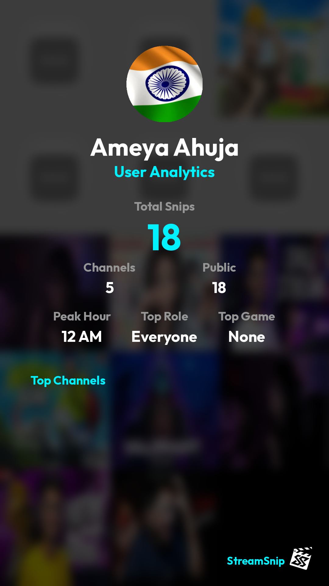 Stats Share Card