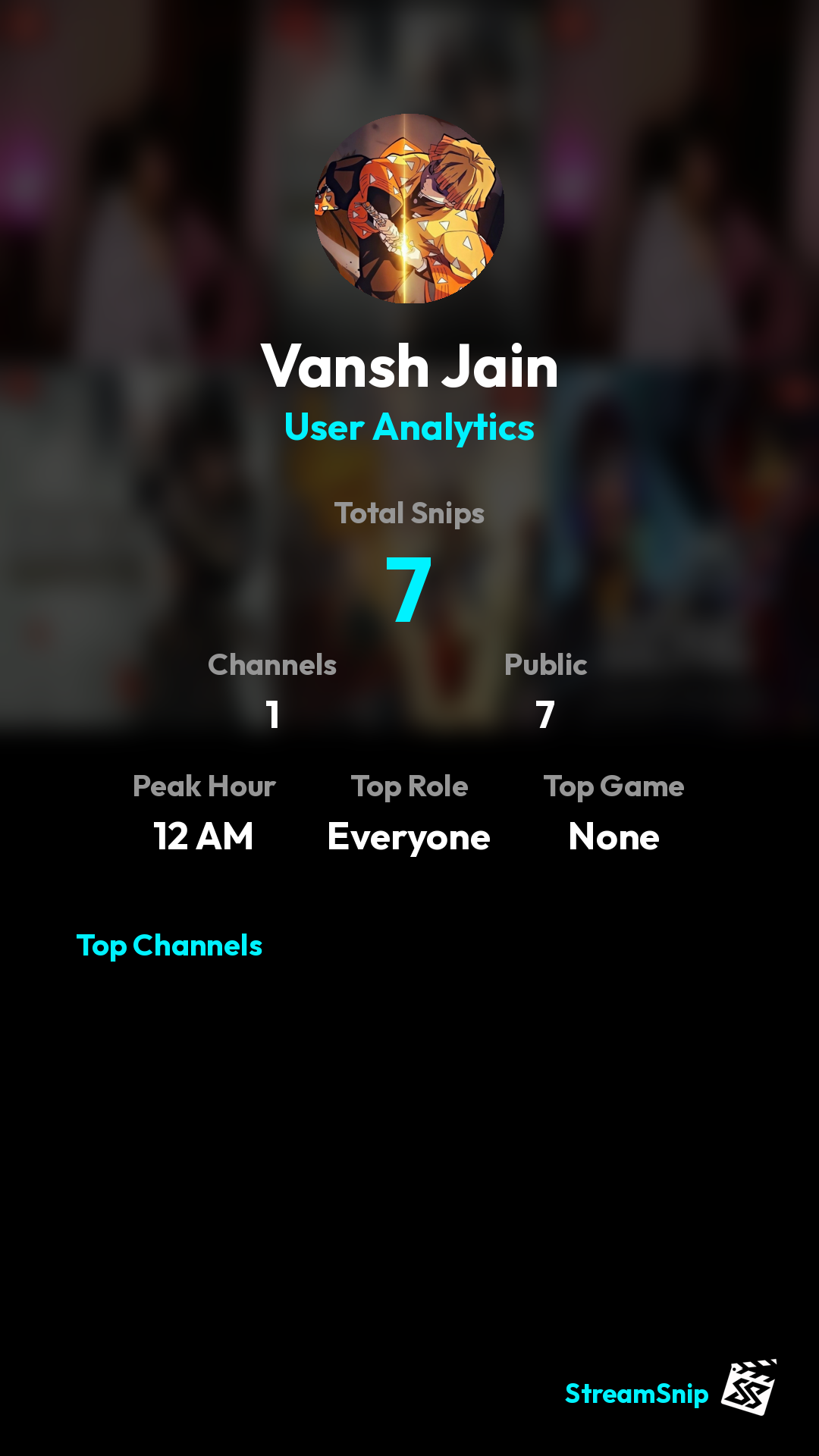 Stats Share Card