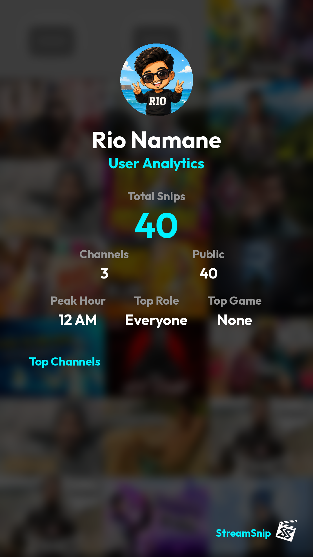 Stats Share Card