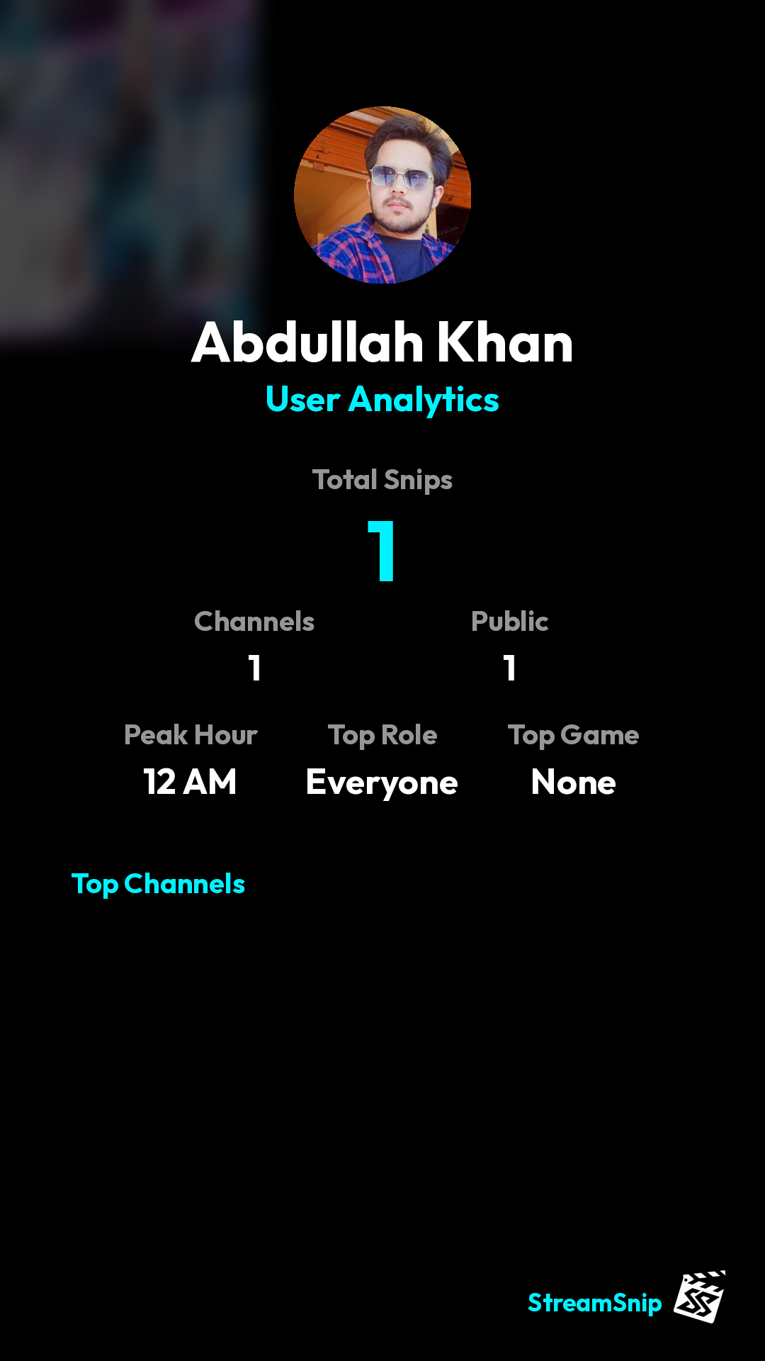 Stats Share Card