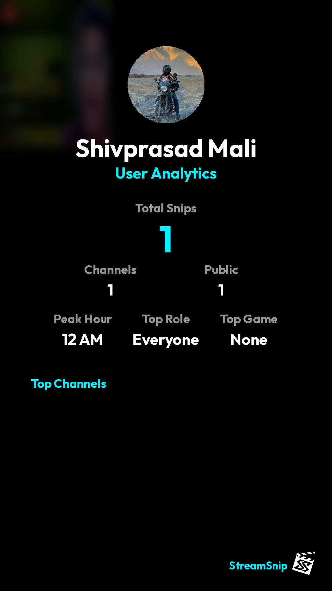 Stats Share Card