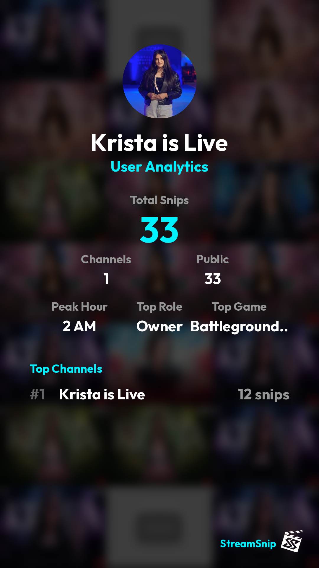 Stats Share Card