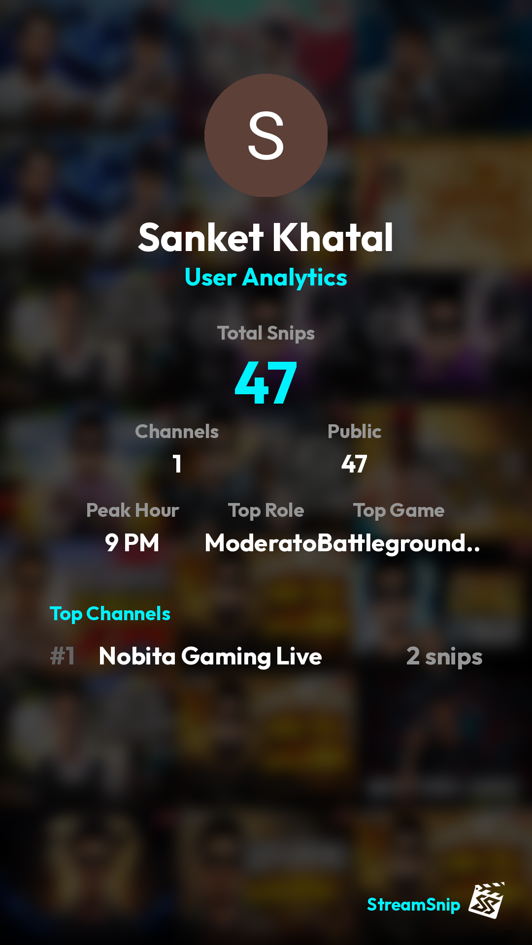 Stats Share Card