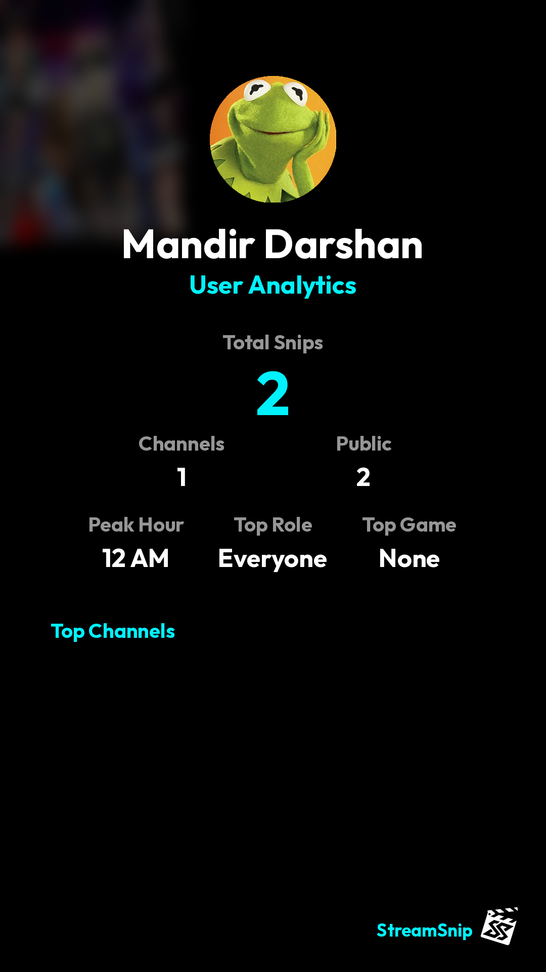 Stats Share Card