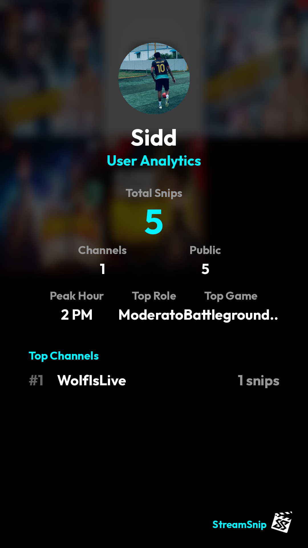 Stats Share Card