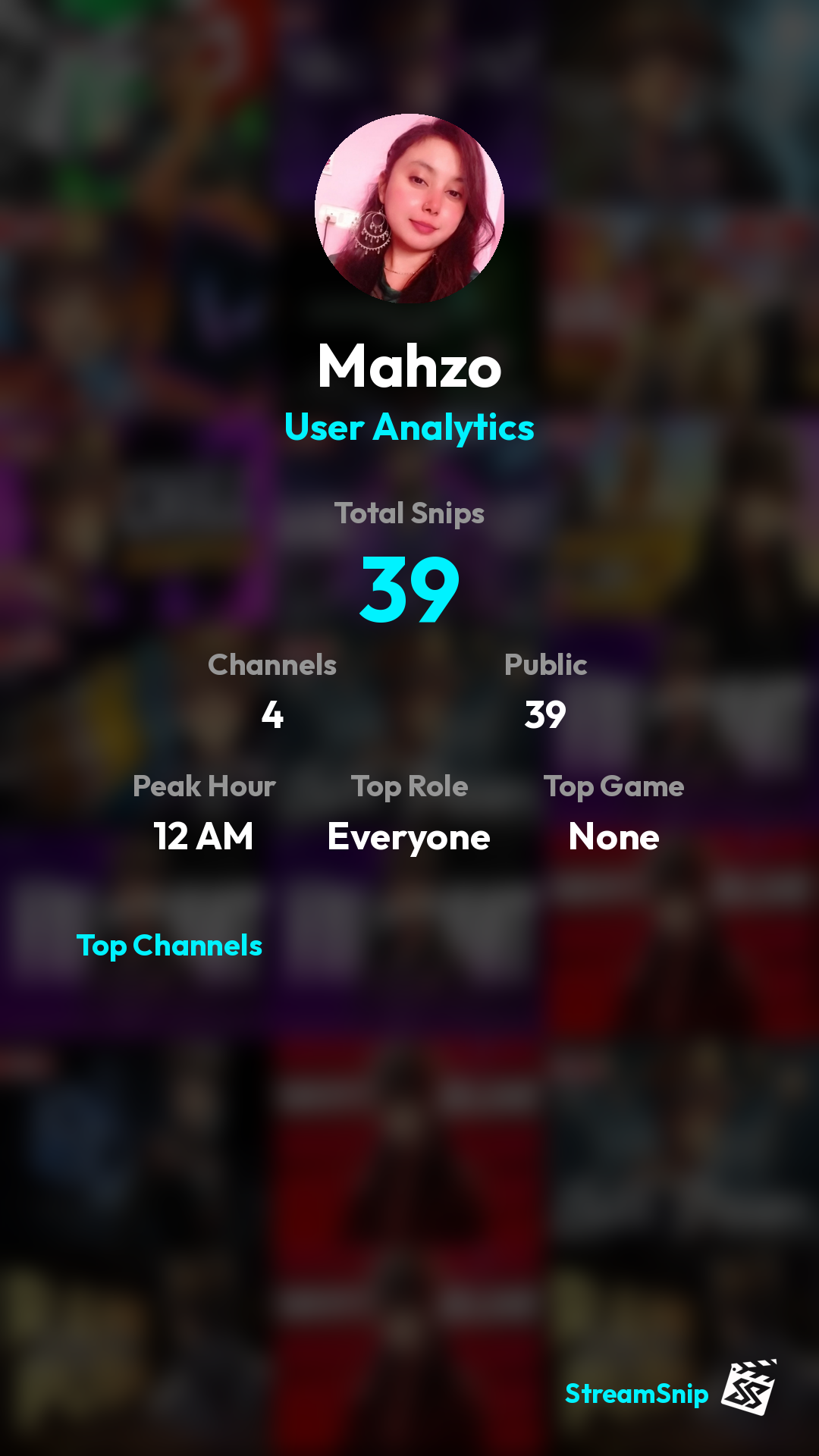 Stats Share Card