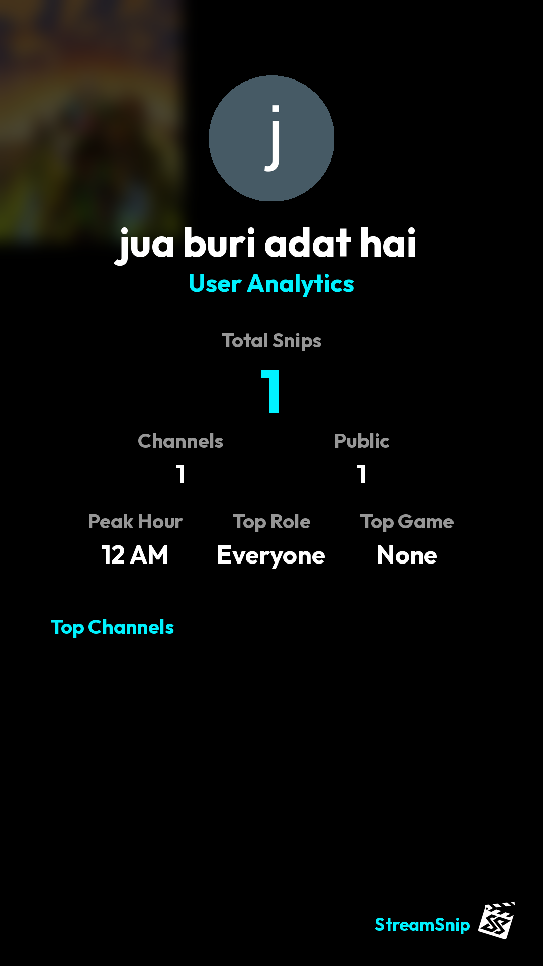 Stats Share Card