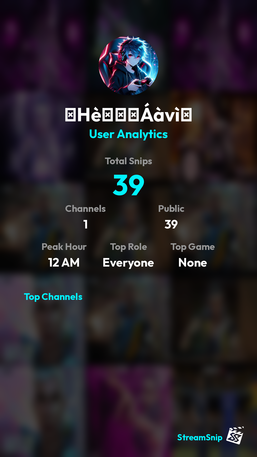 Stats Share Card