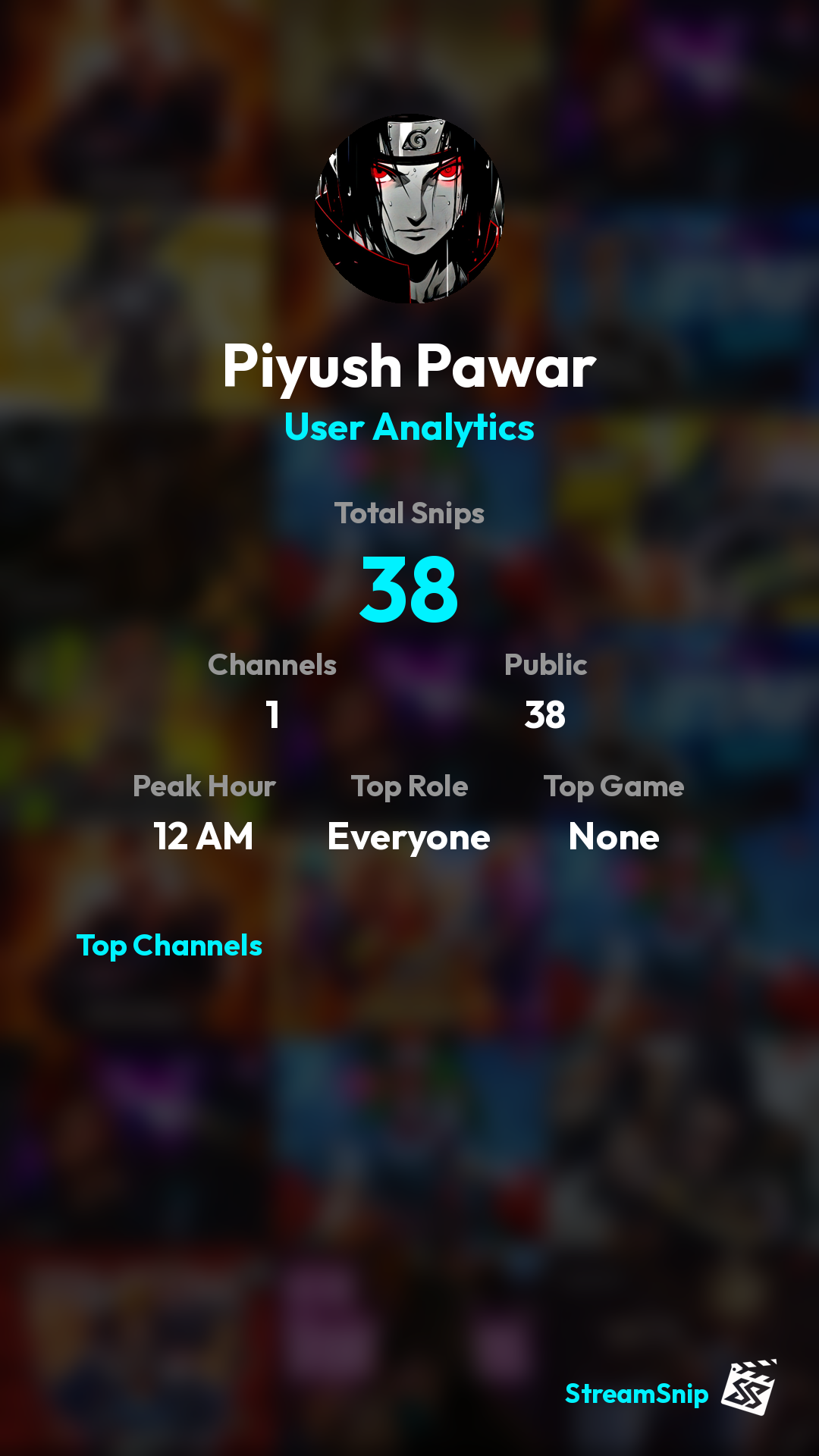 Stats Share Card