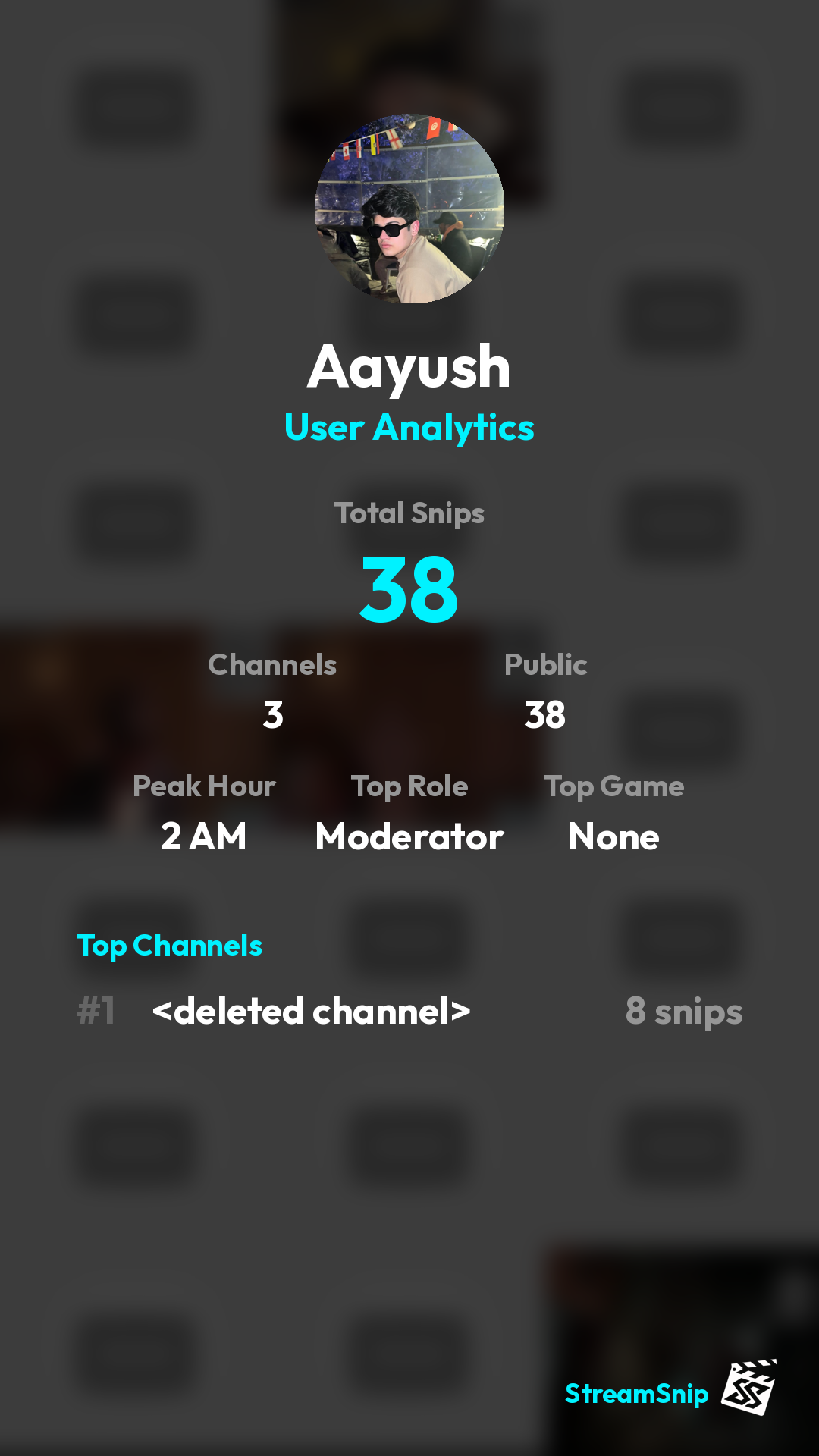 Stats Share Card