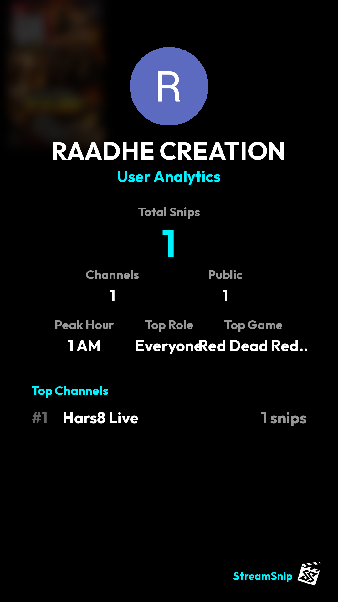 Stats Share Card