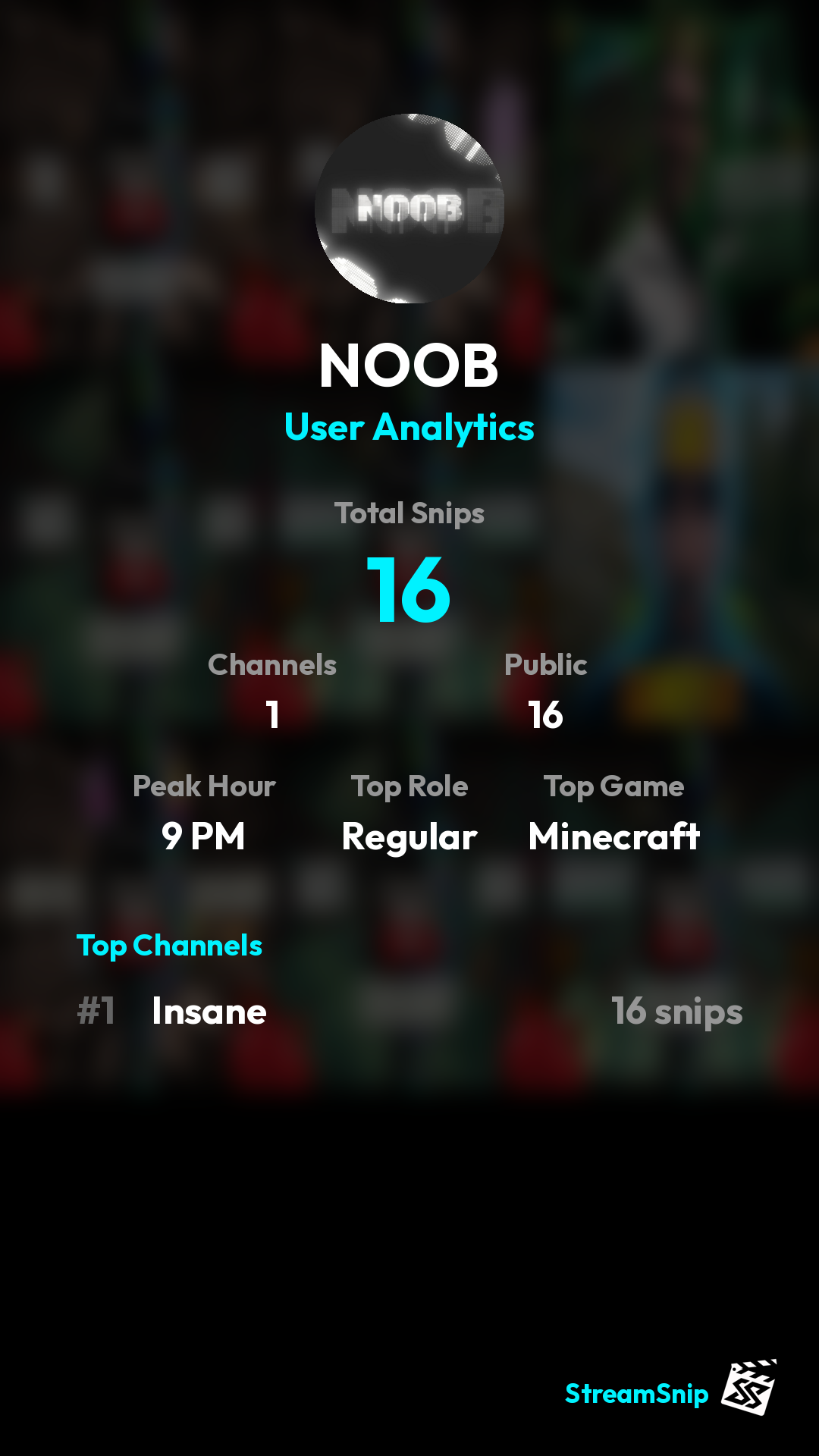 Stats Share Card