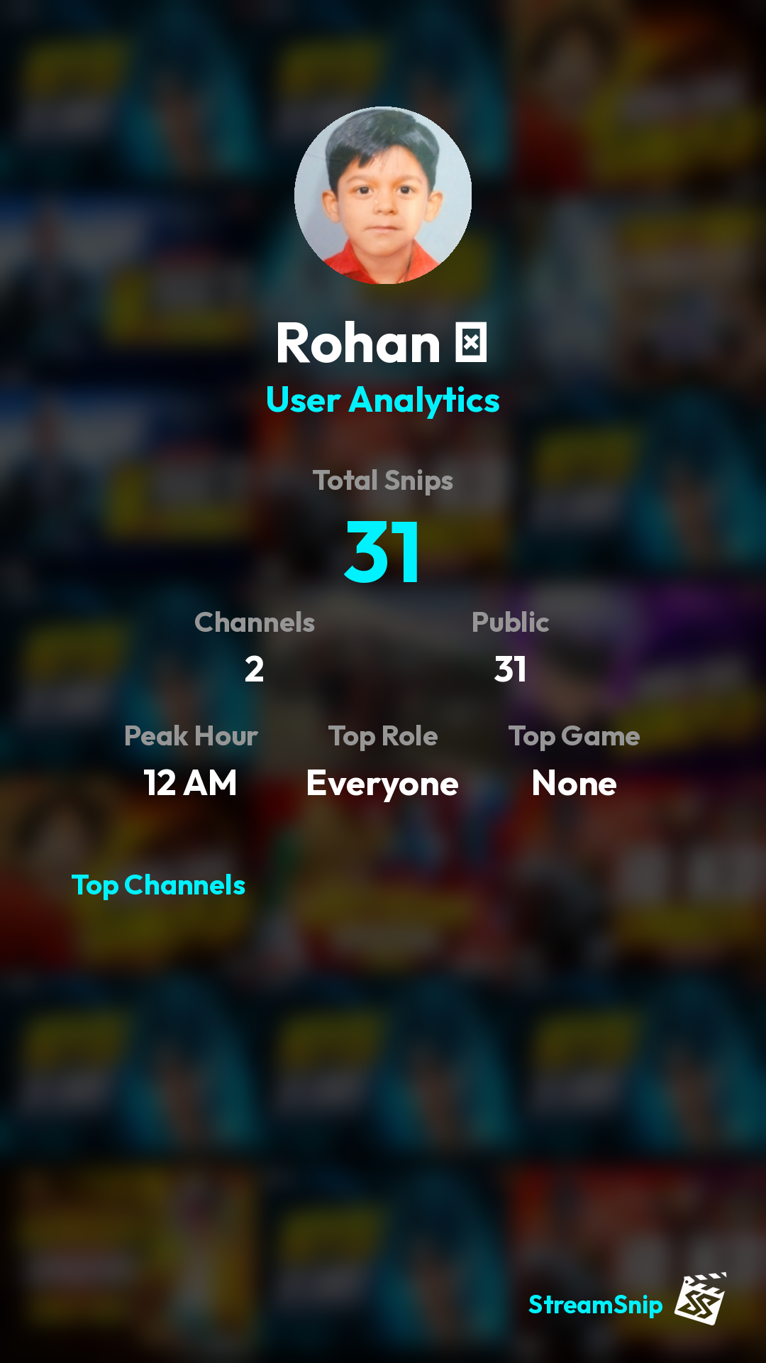Stats Share Card