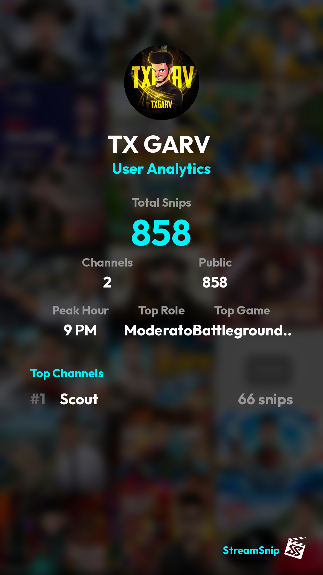 Stats Share Card