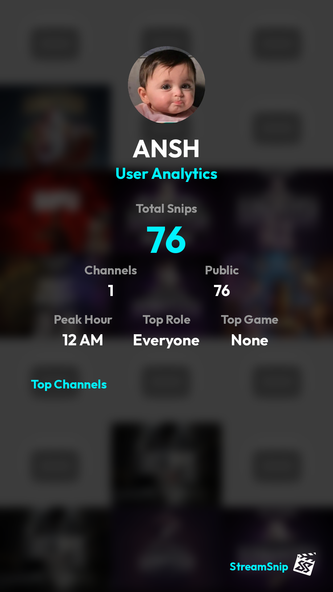 Stats Share Card