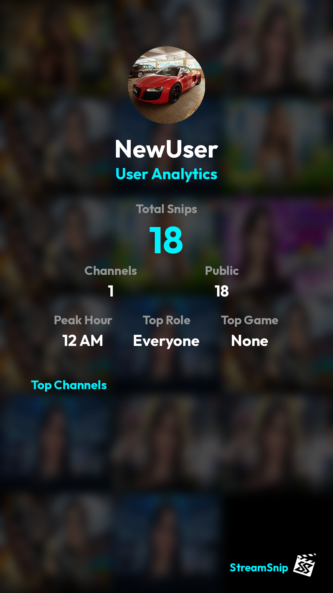 Stats Share Card