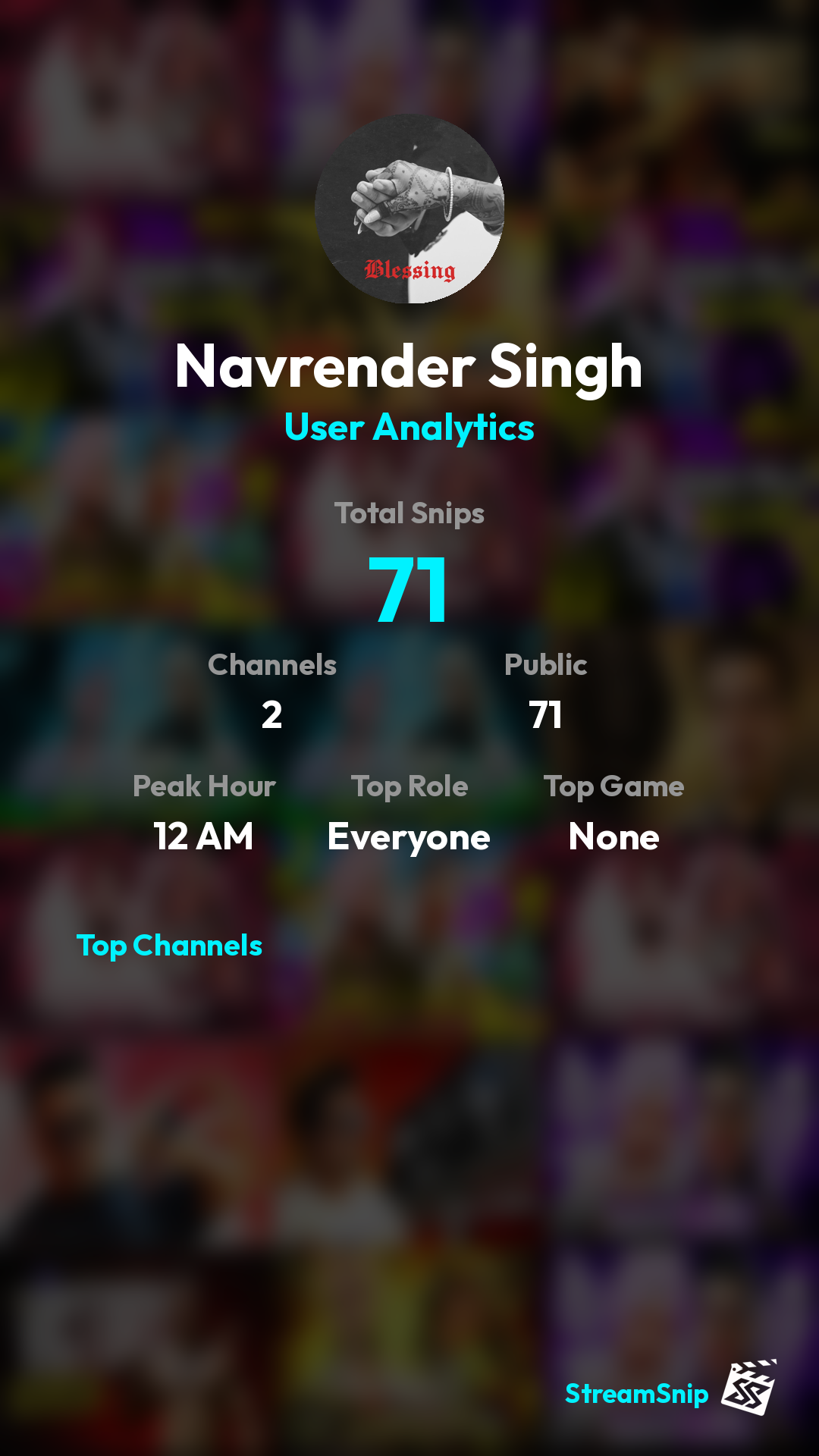 Stats Share Card