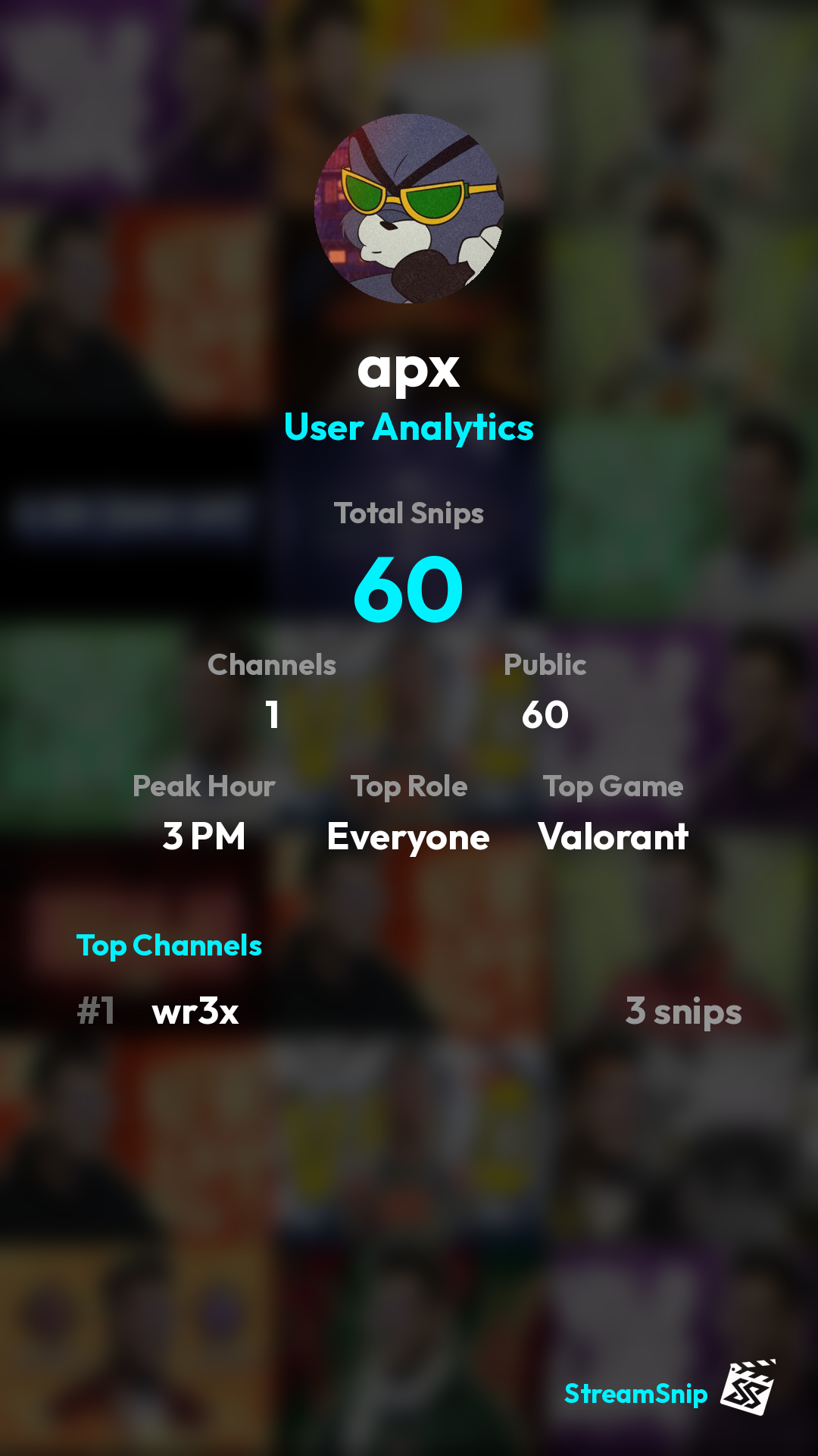 Stats Share Card