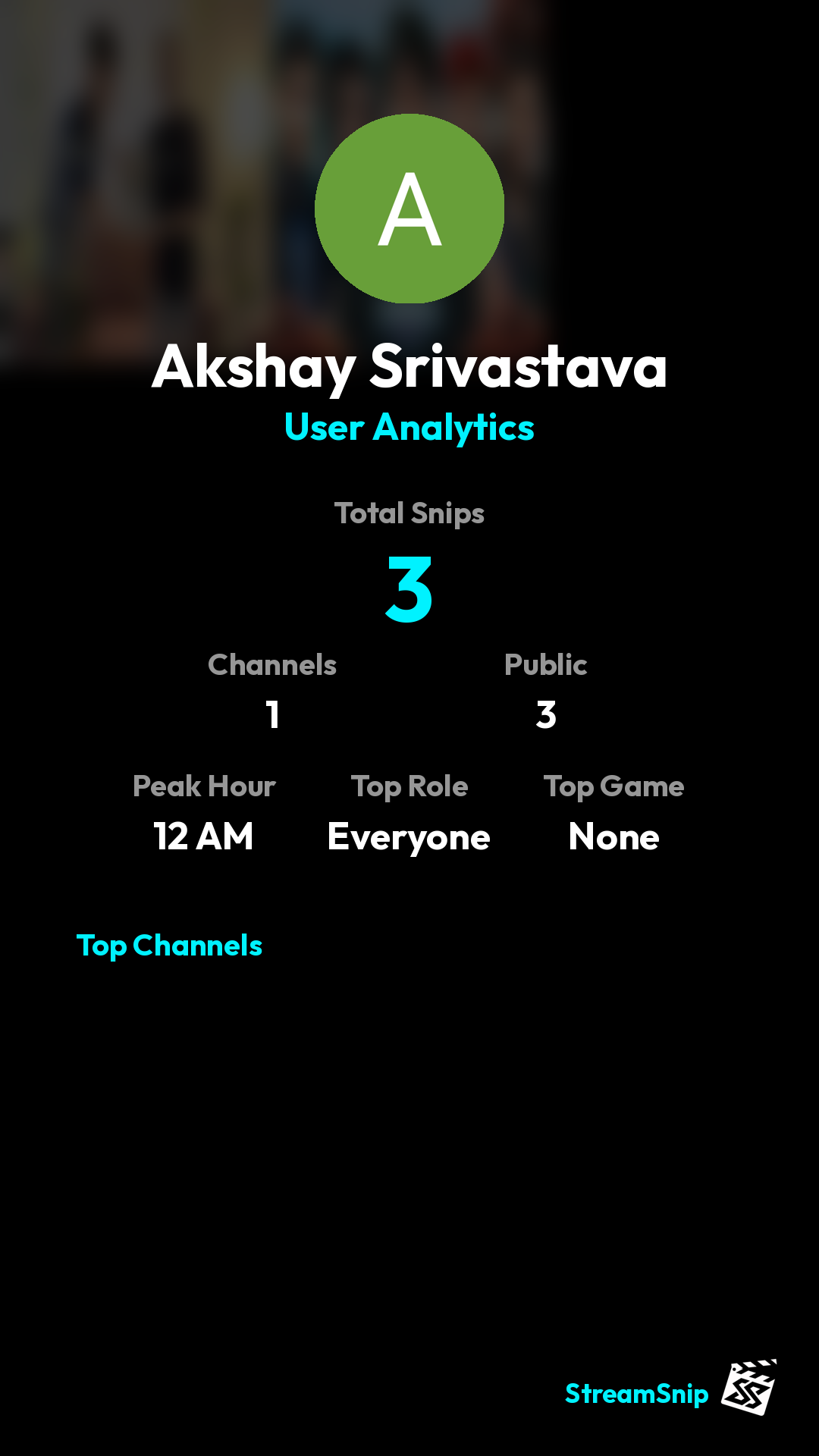 Stats Share Card