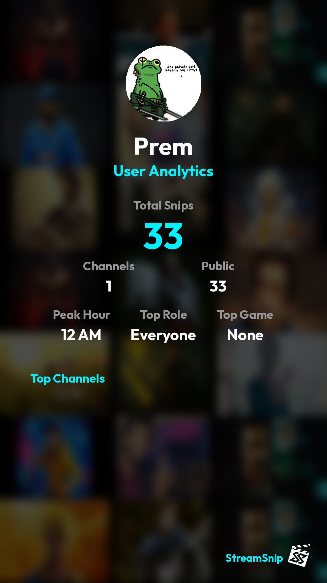 Stats Share Card