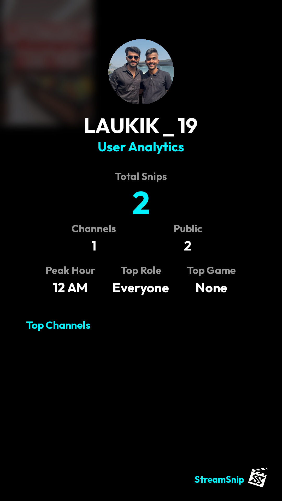 Stats Share Card