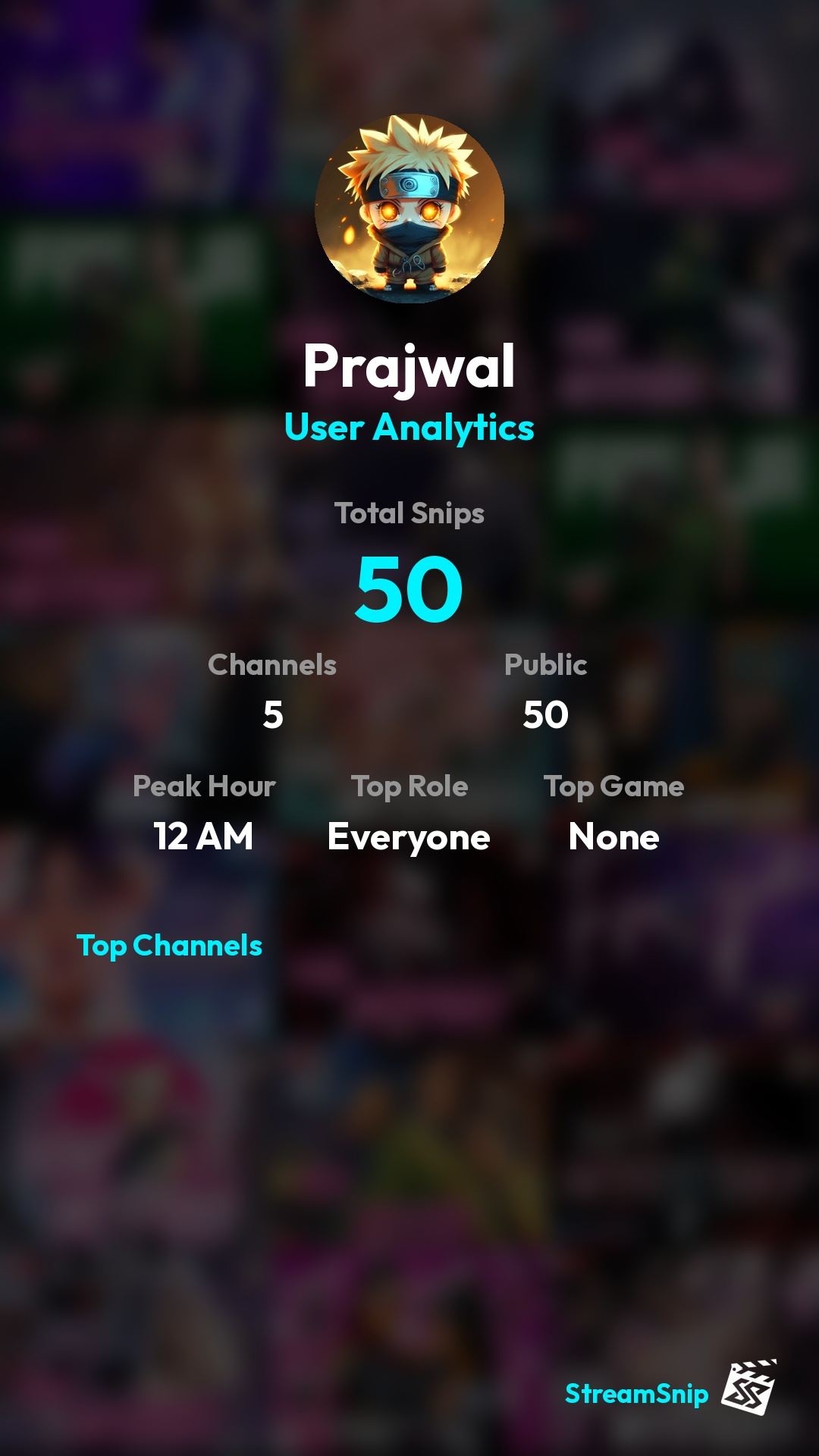 Stats Share Card